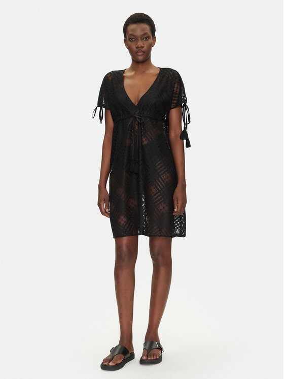 Iconique Iconique Rochie de plajă IC25-021 Negru