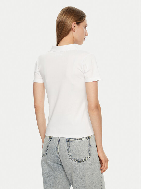 Guess Guess Polokošeľa W5RP47 KARS2 Biela Regular Fit
