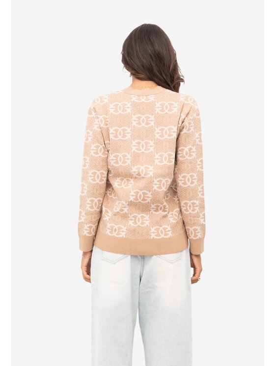PINKO PINKO Cardigan CARDIGAN DONNA Beige Oversize