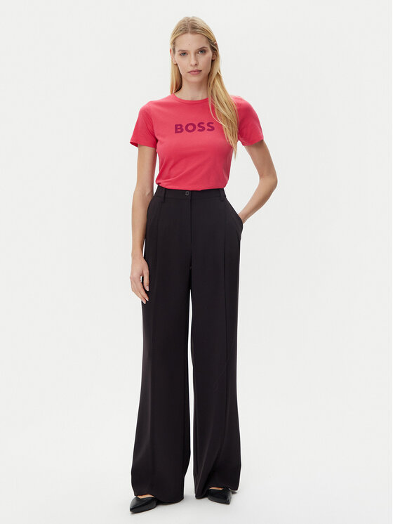 BOSS BOSS Футболка C_Elogo_5 50501139 Рожевий Regular Fit