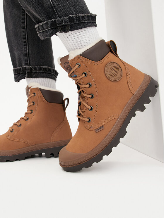 Palladium Palladium Trapery Pampa Sport Cuff Wps 72992-697-M Brązowy