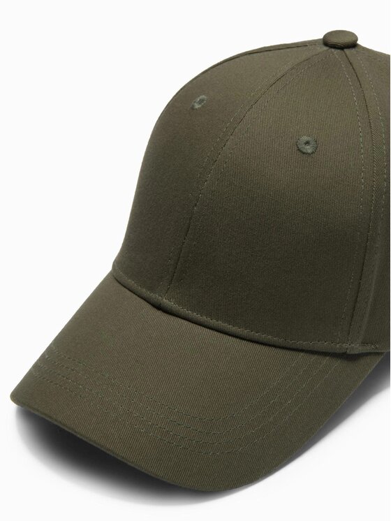 Ombre Ombre Czapka z daszkiem OM-ACCS-0105 Khaki