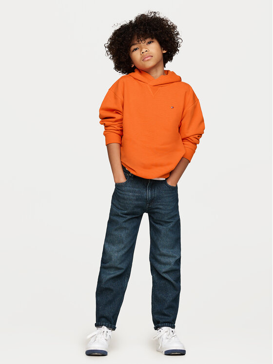 Tommy Hilfiger Tommy Hilfiger Sweatshirt U Timeless Hoodie KS0KS00579 Orange Regular Fit