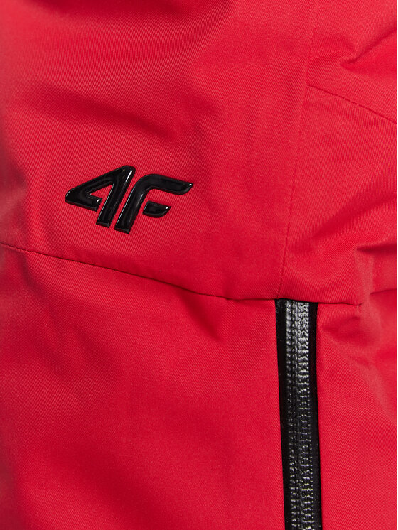 4F 4F Skihose H4Z22-SPMN006 Rot Regular Fit