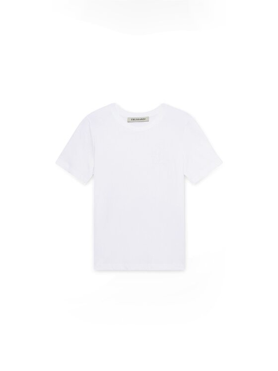 Trussardi Trussardi T-Shirt G1156000243N001 Biały Regular Fit