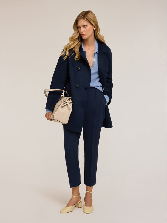 Motivi Motivi Pantaloni di tessuto P118W000821N034 Blu Regular Fit