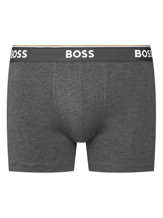 BOSS BOSS Bokserių komplektas 50475282 Pilka