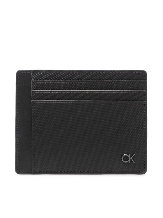 Calvin Klein Etui pentru carduri Ck Clean Pq Id Cardholder K50K510299 Negru