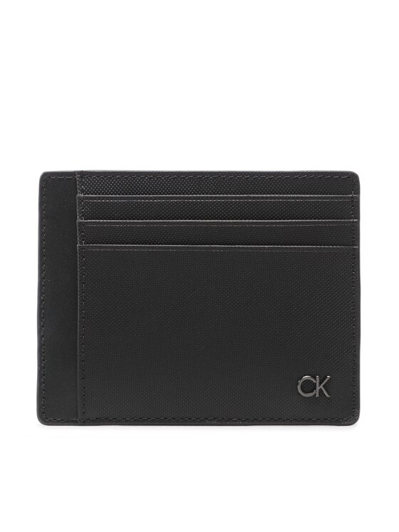 Calvin Klein Calvin Klein Kreditinių kortelių dėklas Ck Clean Pq Id Cardholder K50K510299 Juoda