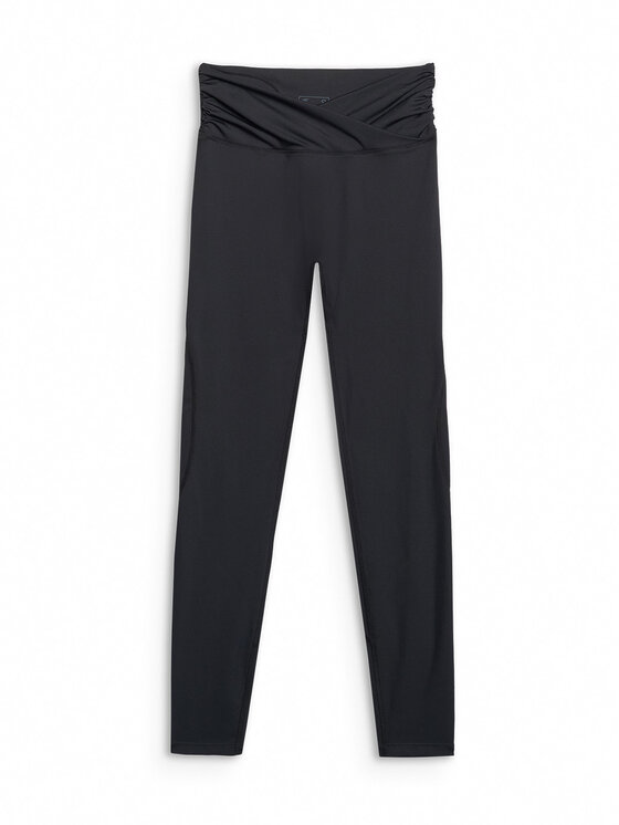 4F 4F Legginsy YOGA Czarny Authentic Slim Fit
