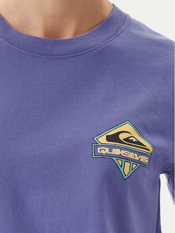 Quiksilver Quiksilver Marškinėliai EQWZT03181 Violetinė Relaxed Fit