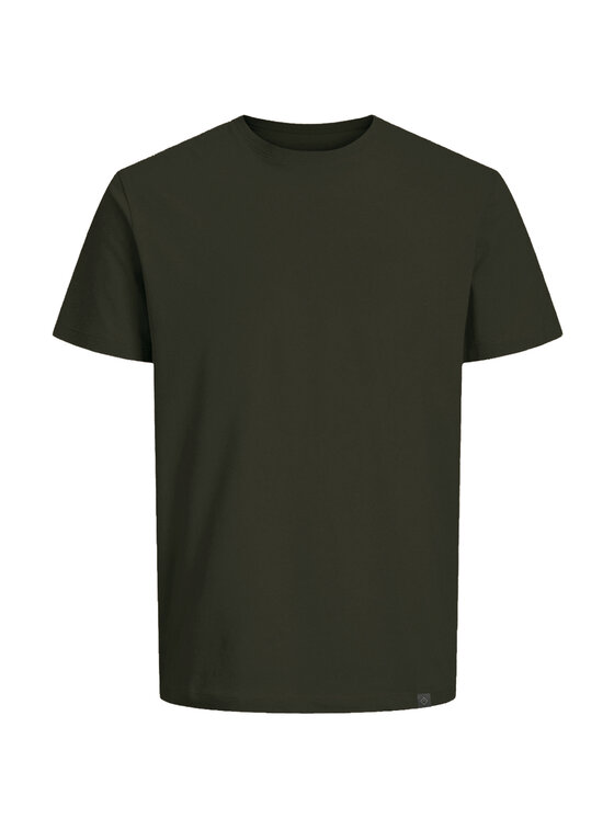 Volcano Volcano T-Shirt T-BASIC Zielony Regular Fit
