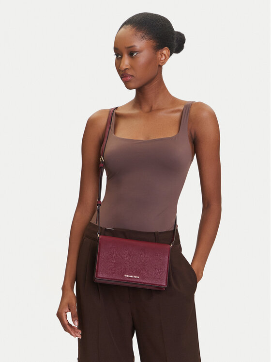 MICHAEL Michael Kors MICHAEL Michael Kors Käekott Jet Set Medium 32S4GJ6C6L Bordoopunane