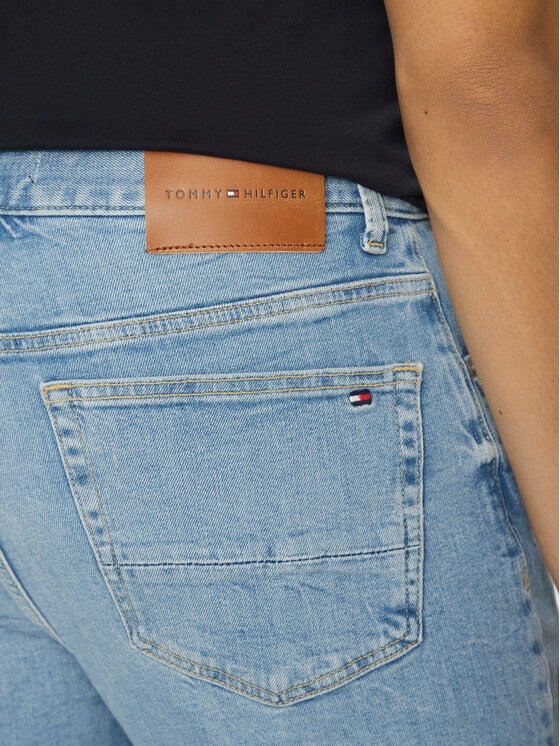 Tommy Hilfiger Tommy Hilfiger Szorty jeansowe Brooklyn MW0MW39195 Niebieski Slim Fit