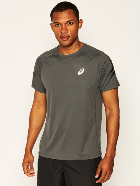 Asics T-Shirt Icon Top 2011A467 Szary Regular Fit