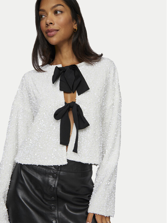 Vila Vila Bluse Aria 14103735 Weiß Regular Fit