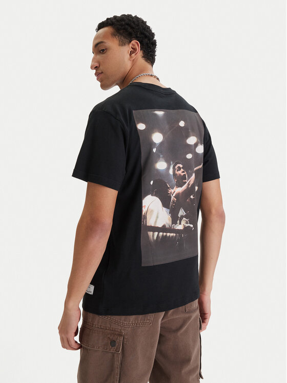 RVCA RVCA Majica Va X Ali Ringside 23A353527 Črna Regular Fit