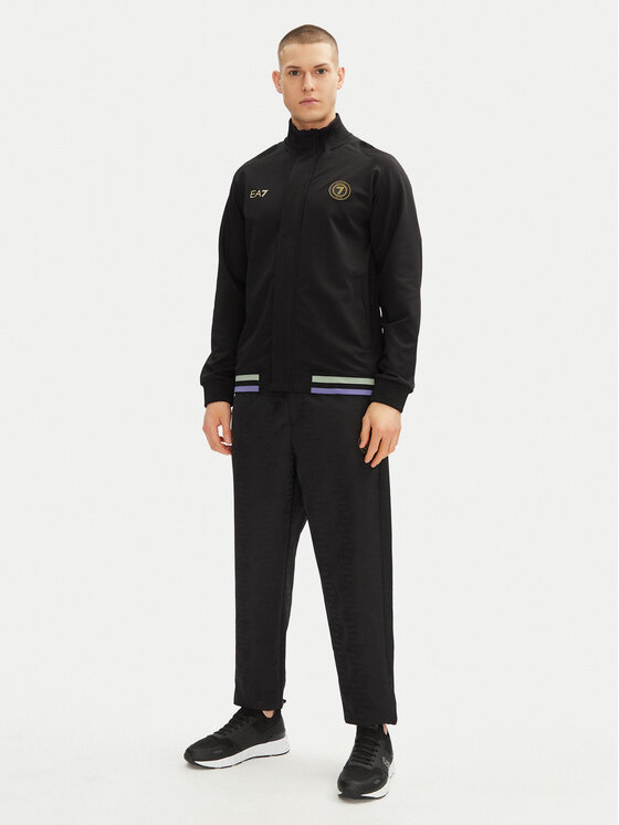 EA7 Emporio Armani EA7 Emporio Armani Majica dugih rukava 7M000258 AF13526 UC001 Crna Regular Fit