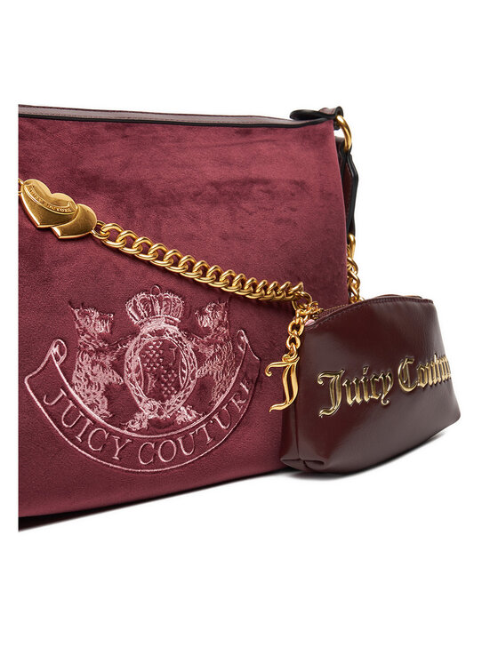 Juicy Couture Juicy Couture Ročna torba CEO-BIJXT8990WZC Bordo rdeča