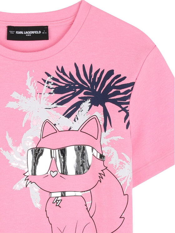 Karl Lagerfeld Kids Karl Lagerfeld Kids Футболка Z31161 S Рожевий Regular Fit