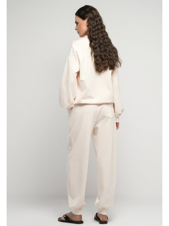 BIZUU BIZUU Joggers kalhoty MIMES Bílá Standard Fit