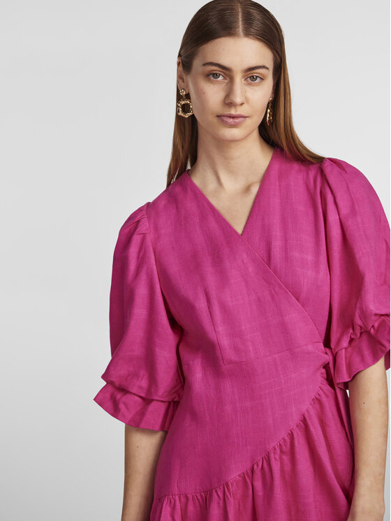 YAS YAS Každodenní šaty 26029985 Fialová Regular Fit