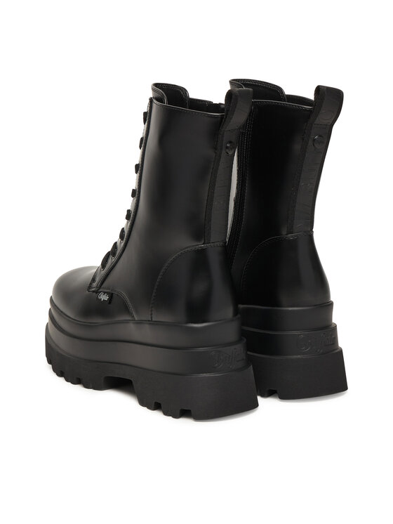 Buffalo Buffalo Черевики Jupiter Lace Up Mid 1622609 Чорний