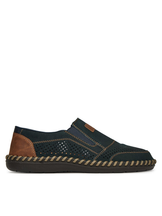 Rieker Scarpe basse B2466-14 Blu scuro, taglia : 44