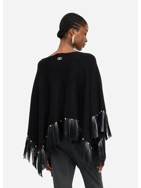 Liu Jo Liu Jo Poncho 2F5053M030022222 Nero Regular Fit