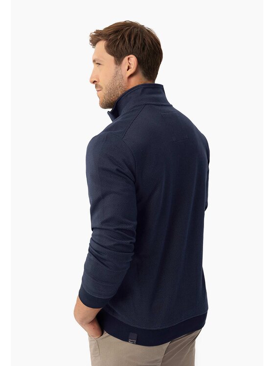 Volcano Volcano Bluza B-MONTERO Granatowy Regular Fit