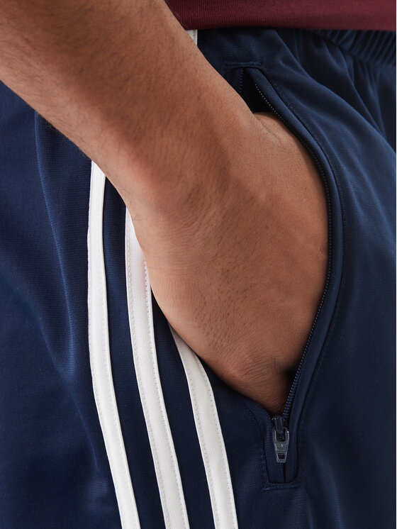 adidas adidas Szorty materiałowe Firebird Granatowy Regular Fit