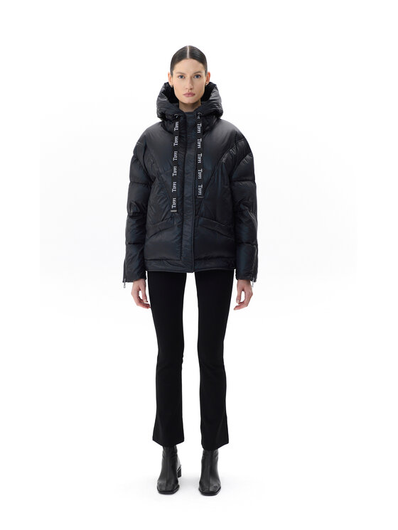 Tiffi Tiffi Kurtka damska BUDONI Czarny Regular Fit