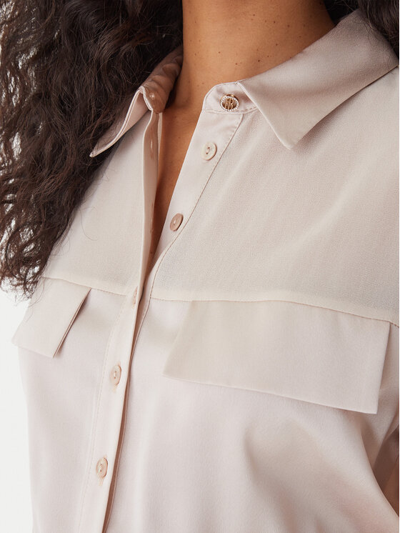 Fracomina Fracomina Haljina za svaki dan FY26SD2025W41101 Écru Regular Fit