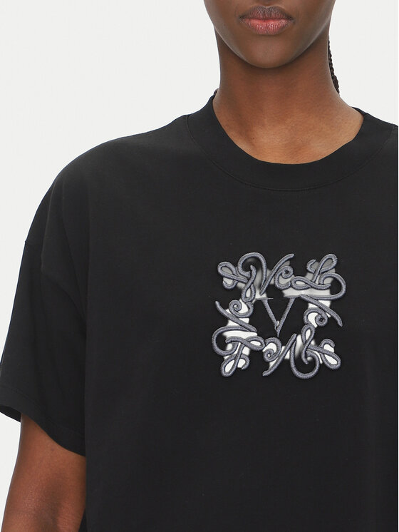 ViCOLO ViCOLO T-särk RD0119 Must Regular Fit