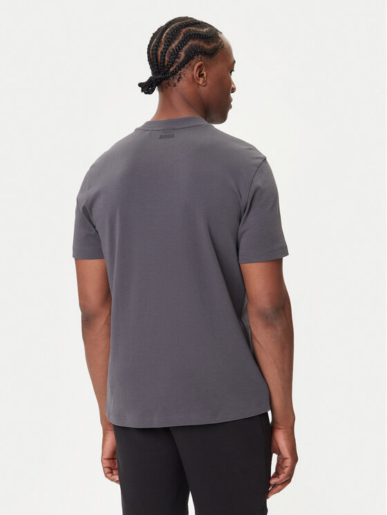 BOSS BOSS Тишърт Iconic TL 50543905 Сив Relaxed Fit