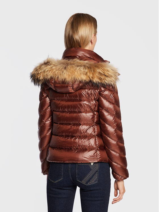 Hetregó Hetregó Pūkinė striukė Holly 8M710M 22WD04 Ruda Regular Fit