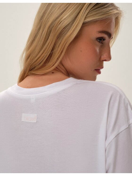 Esotiq Esotiq T-Shirt 42127 Biały Regular Fit