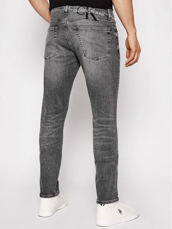 Calvin Klein Jeans Calvin Klein Jeans Jeansy J30J318240 Szary Slim Fit