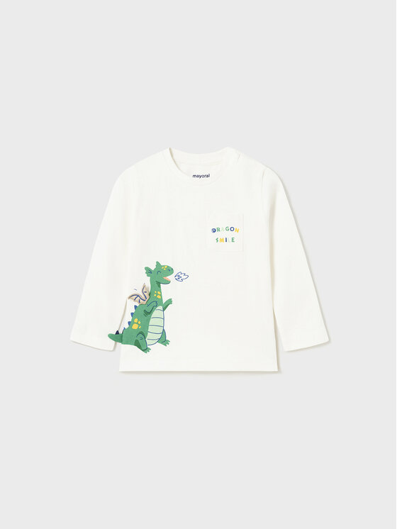 Mayoral Mayoral Bluse 2.017 Écru Regular Fit
