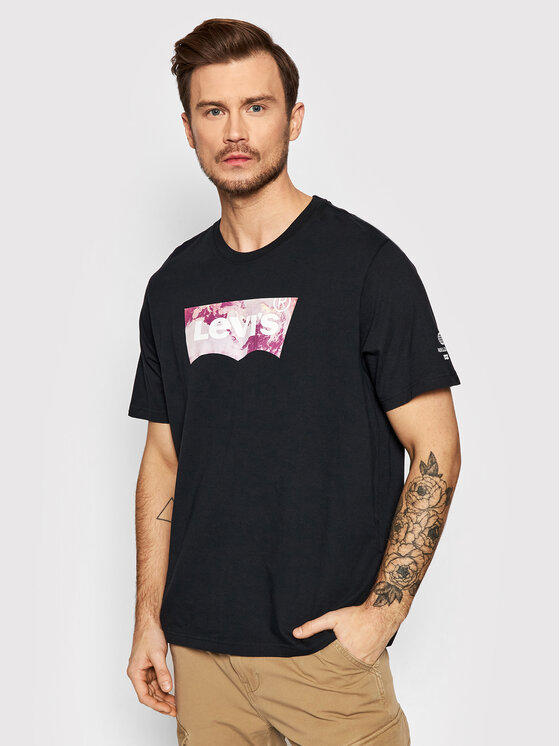 T-shirt 16143-0438 Nero Relaxed Fit