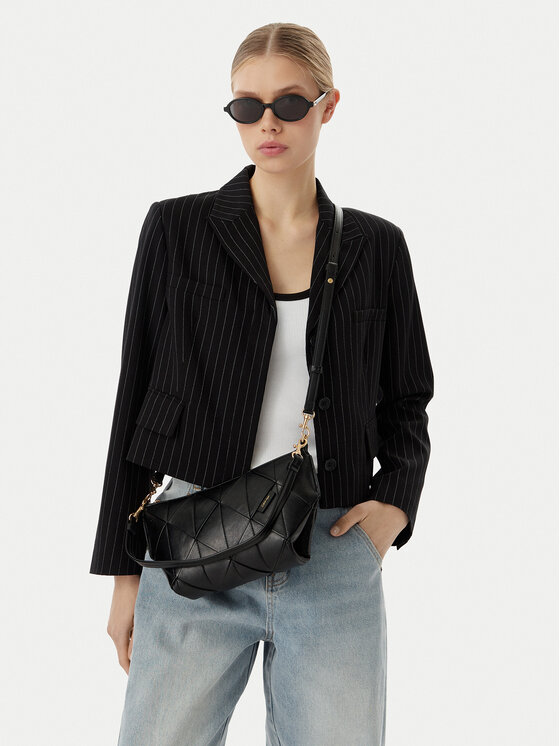 Calvin Klein Geantă Woven LV04F3546G Negru