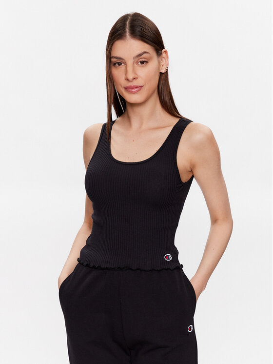 Champion Champion Marškinėliai 116155 Juoda Regular Fit