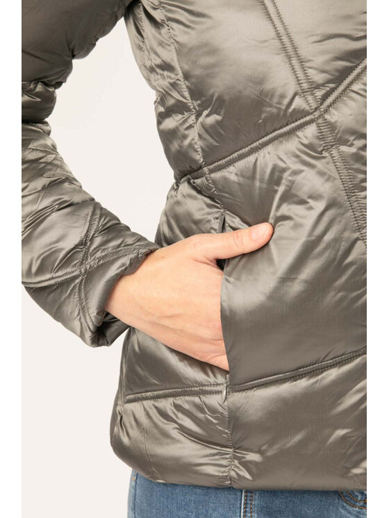 QUIOSQUE QUIOSQUE Zimní bunda 9NV001103 Šedá Regular Fit