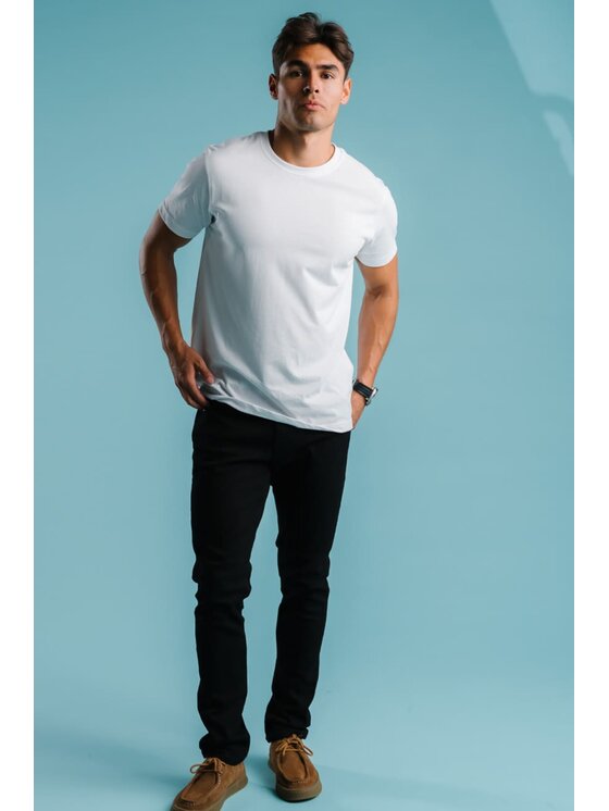 TeeShoppen TeeShoppen Jeansy 'Perform Collection' Czarny Slim Fit