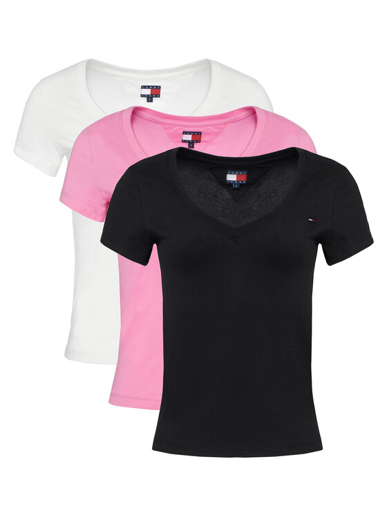 Tommy Jeans Tommy Jeans Σετ t-shirts DW0DW23160 Έγχρωμο Slim Fit