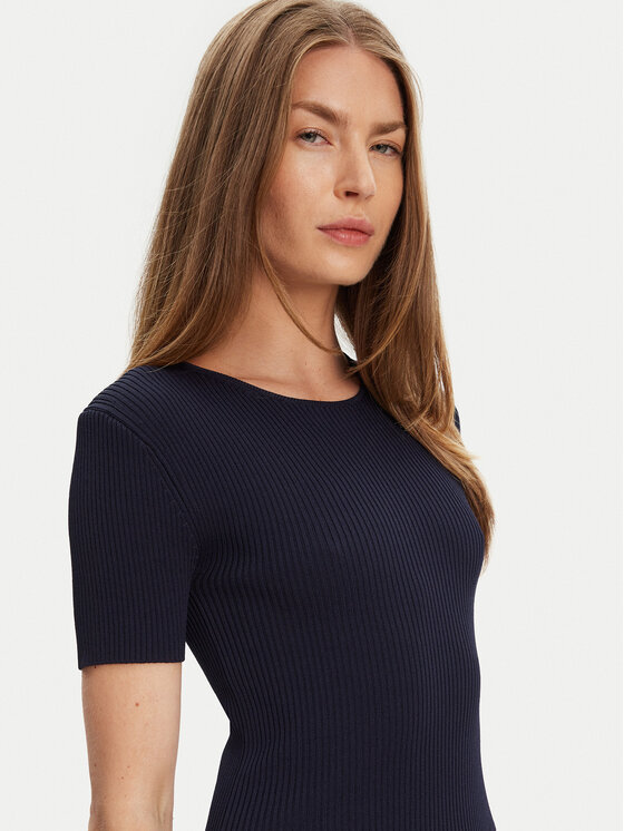 STAUD STAUD Sukienka codzienna Laroquette R25S2252PM Granatowy Regular Fit