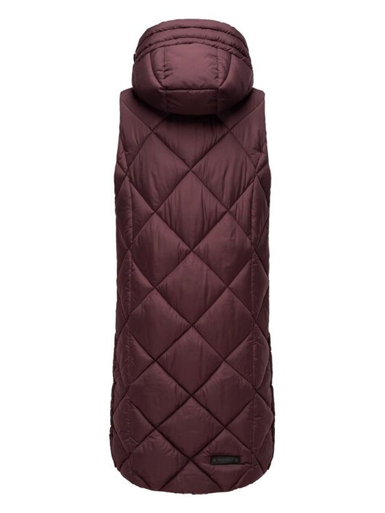 Navahoo Navahoo Kamizelka Scchnuckel Bordowy Casual Fit