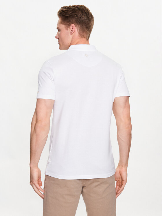 Polo T-Lows M35083 Bianco Regular Fit