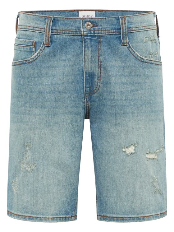 Mustang Mustang Pantaloncini di jeans Style Denver Shorts Blu Slim Fit