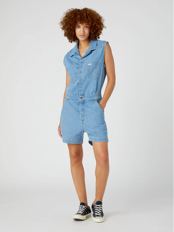 Wrangler Wrangler Kombinezon W9N2LL49E 112332068 Niebieski Regular Fit